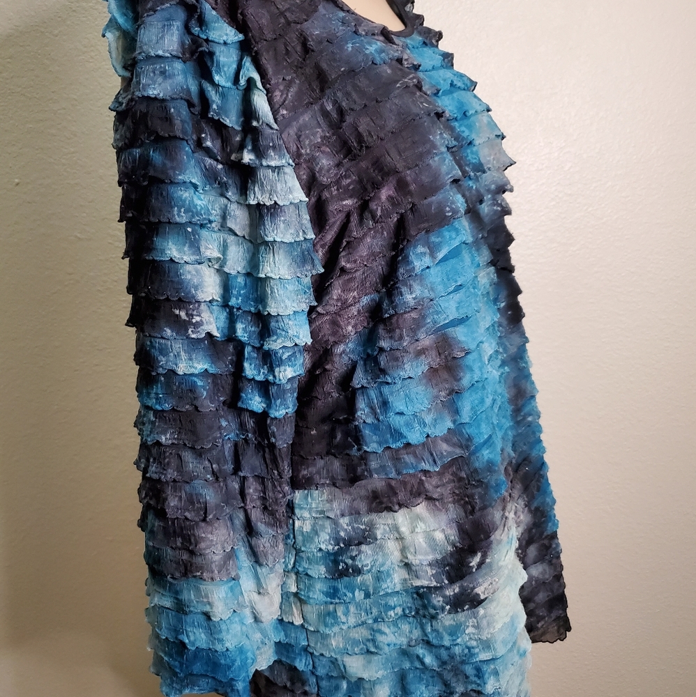 NOTATIONS RUFFLED  blouse - Picture 6 of 8